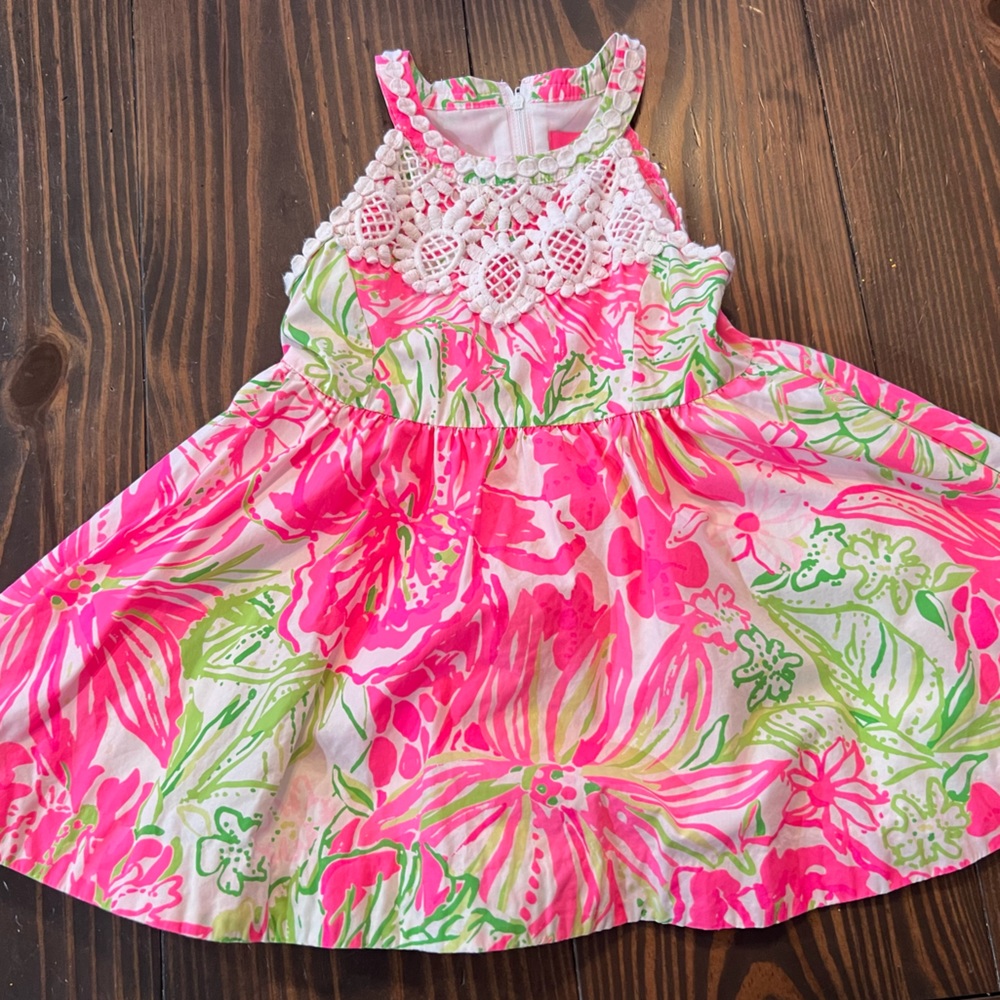 Lilly Pulitzer toddler girls floral dress size 3